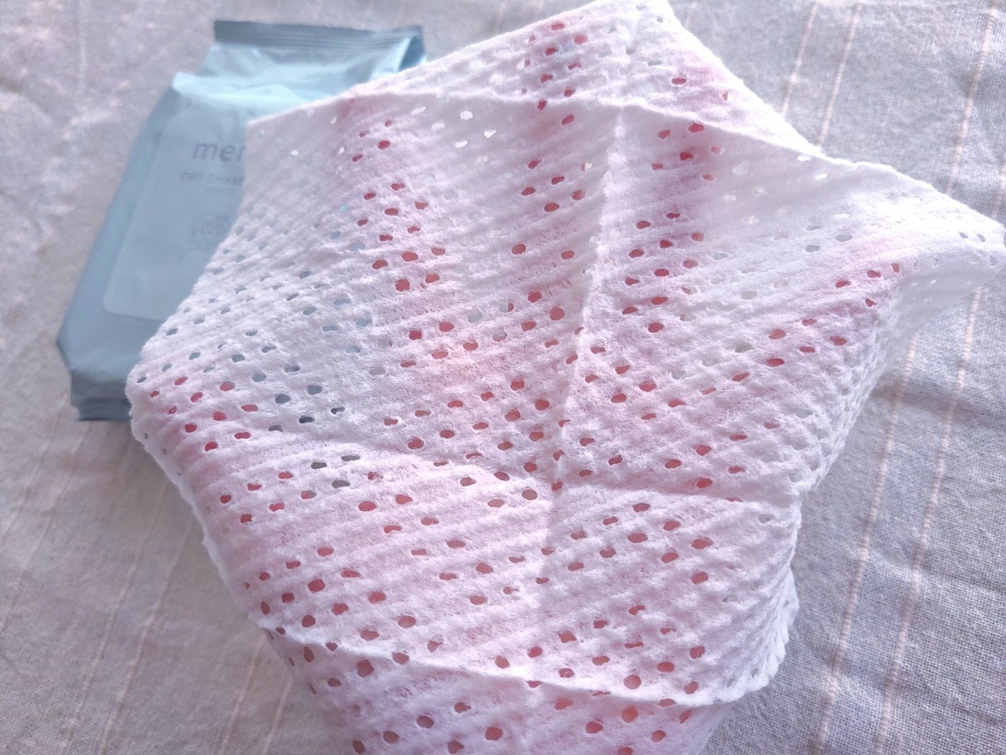 メリット ドライシャンプーシート すっきり爽快タイプ/メリット/ドライシャンプーを使ったクチコミ(2枚目)