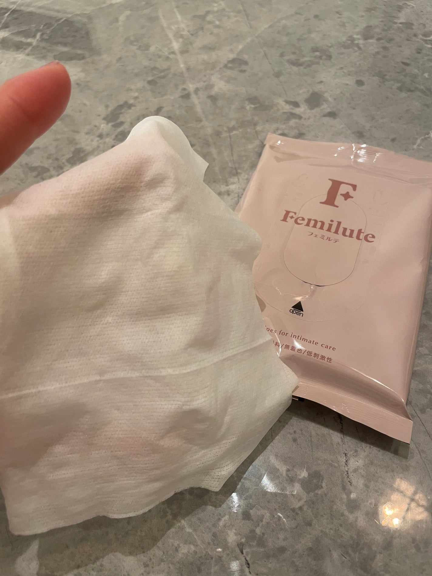 ふきとりシート/Femilute/デリケートゾーンケアを使ったクチコミ(6枚目)