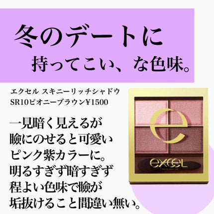 スキニーリッチシャドウ/excel/アイシャドウパレットを使ったクチコミ(2枚目)