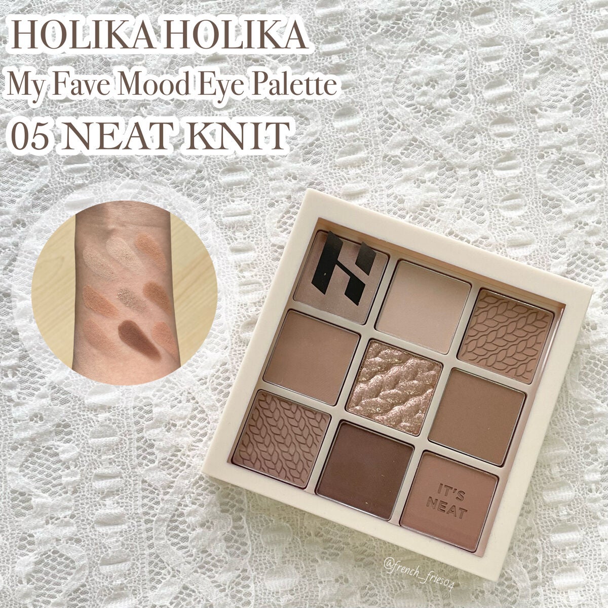 マイフェイブムードアイパレット 9カラー/HOLIKA HOLIKA/アイシャドウパレットを使ったクチコミ(1枚目)