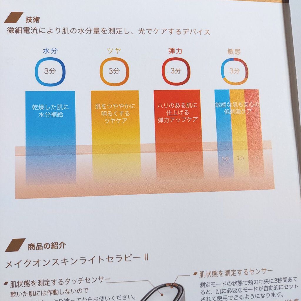 スキンライトセラピーII/Makeon/美顔器・マッサージを使ったクチコミ(8枚目)