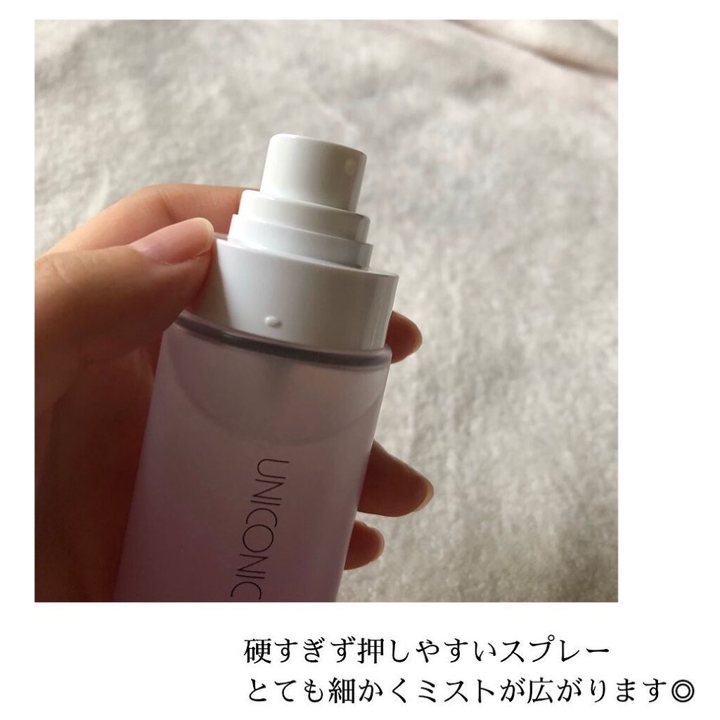 ユニコーン メイクアップグローフィックスミスト/SELF BEAUTY/フィックスミストを使ったクチコミ(2枚目)