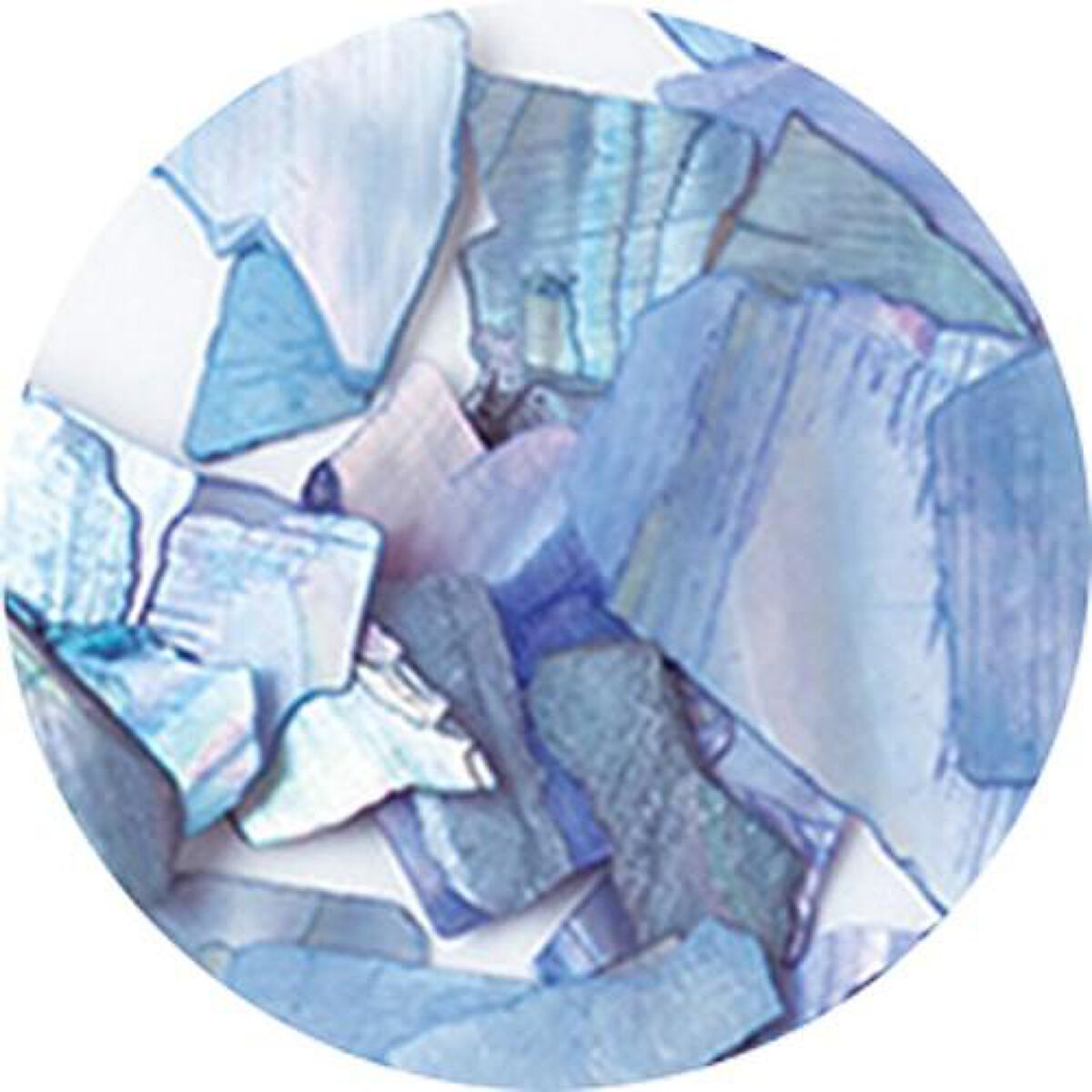 ナチュラルビーチシェル S-4 ブルーMIX 