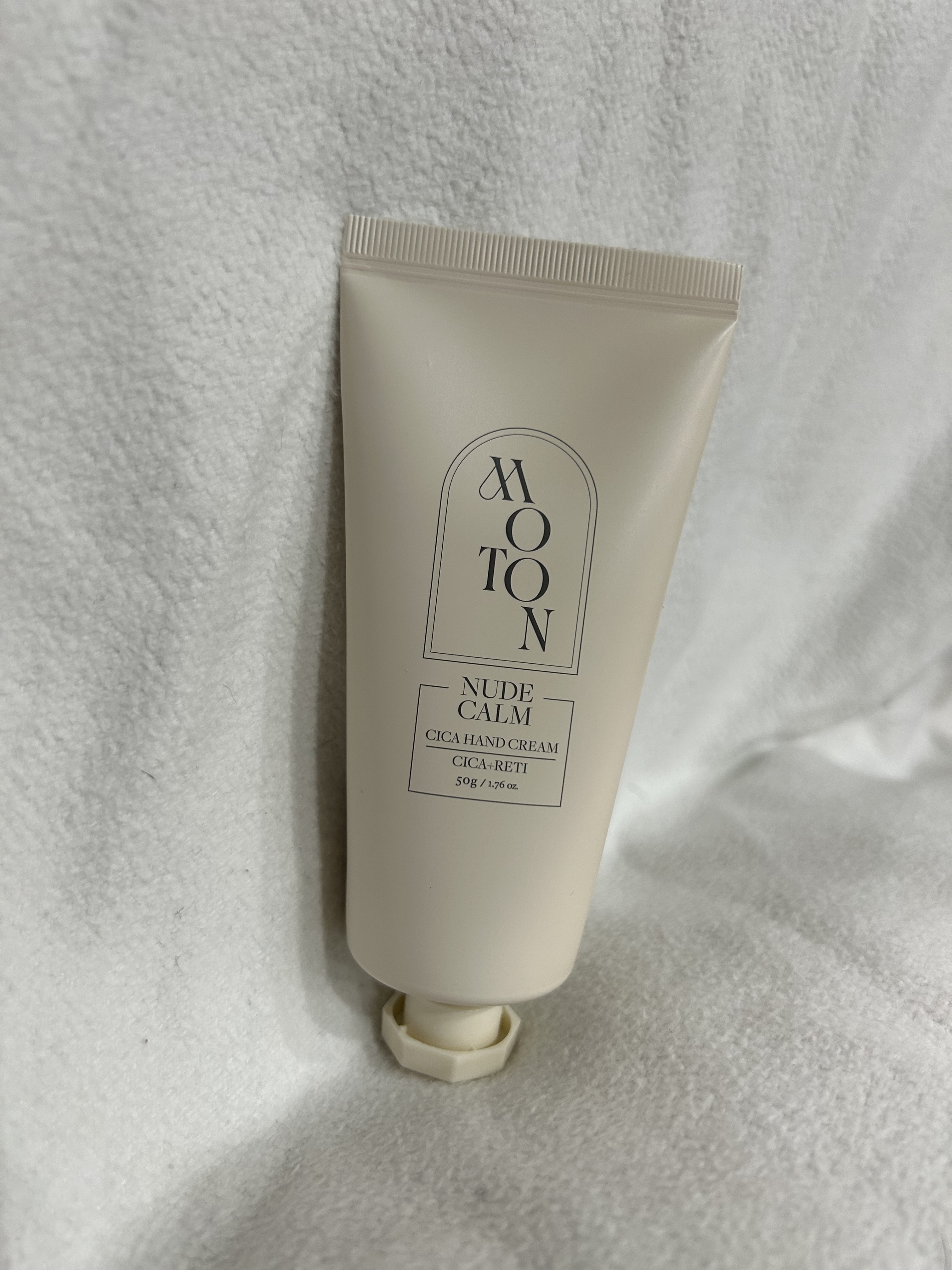 シルクハンドクリーム NUDE CALM/MOTON/ハンドクリームを使ったクチコミ（1枚目）