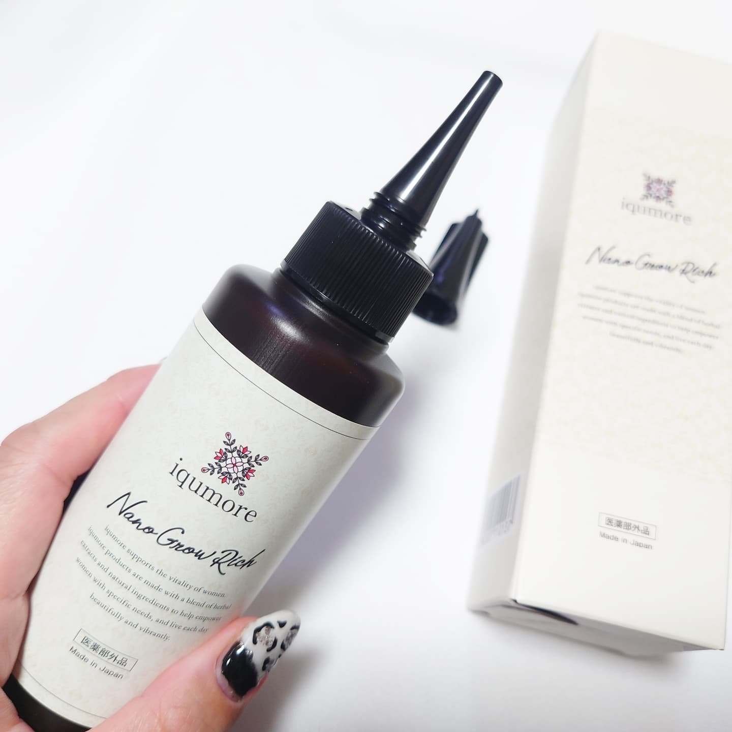 ナノグロウリッチ/iqumore/頭皮ローションを使ったクチコミ（2枚目）