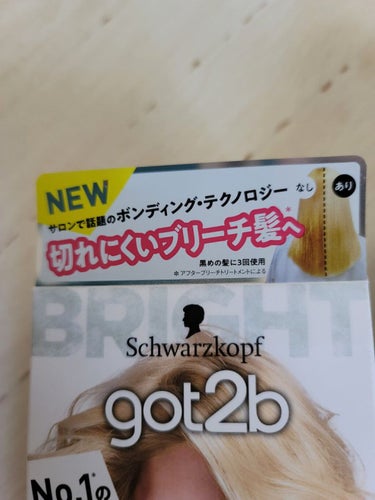 ボンディング・ブリーチ 1 箱/got2b/ブリーチ剤を使ったクチコミ（2枚目）