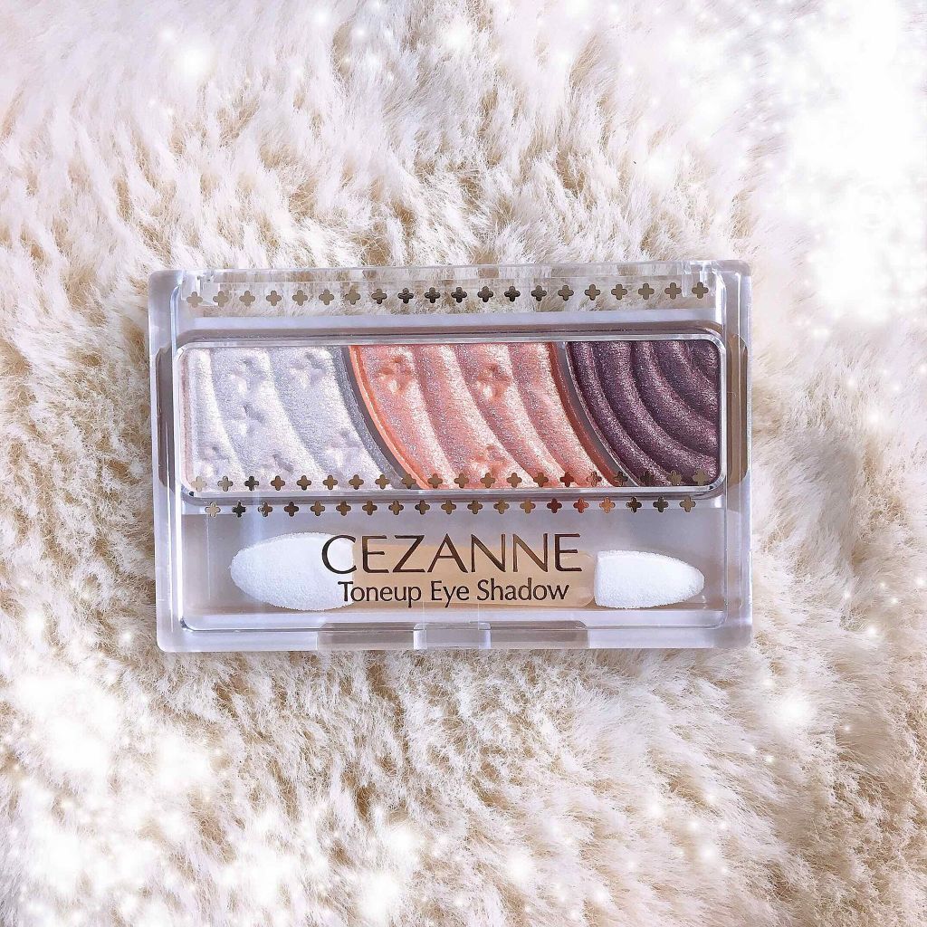 トーンアップアイシャドウ/CEZANNE/アイシャドウパレットを使ったクチコミ（1枚目）