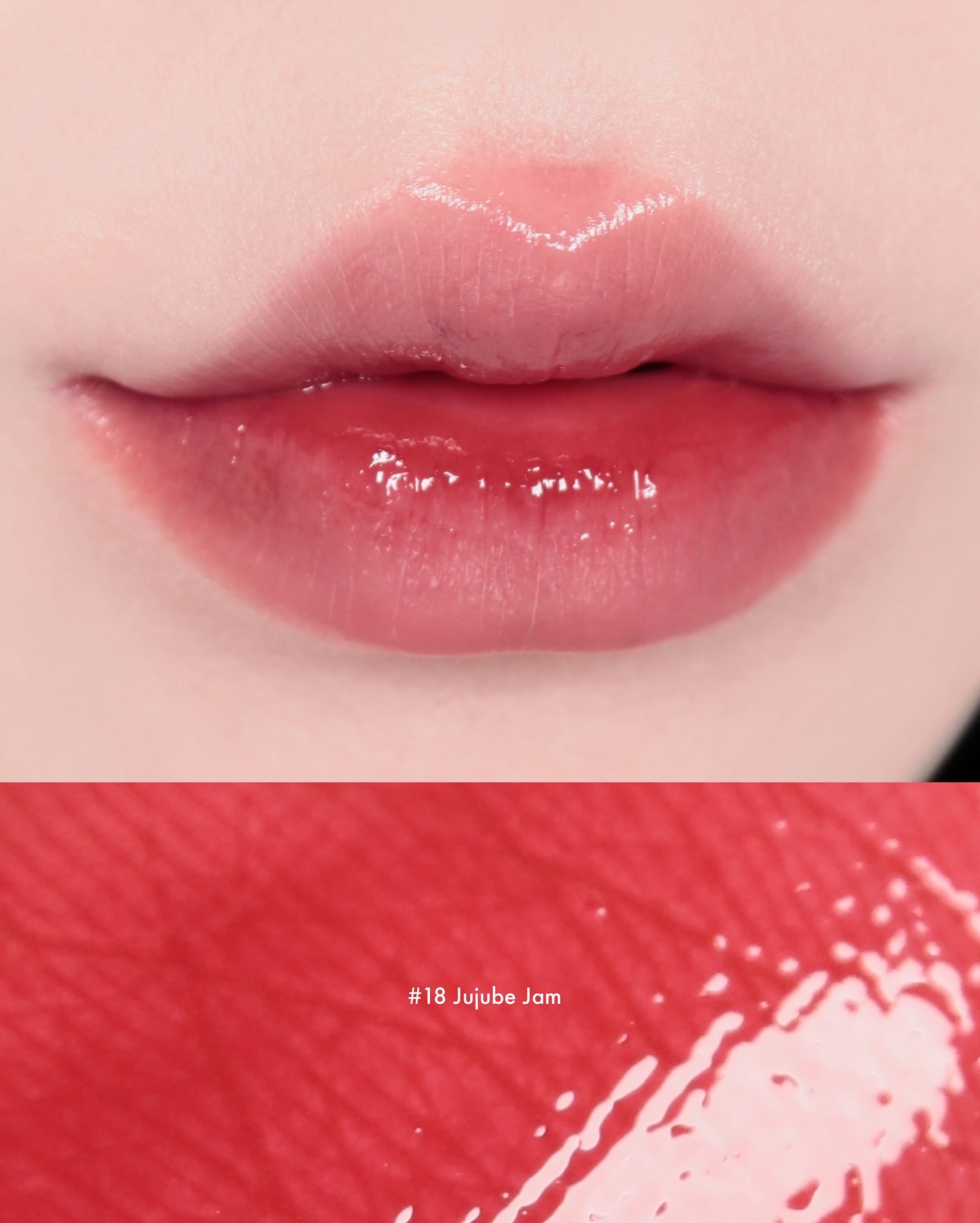 ザ ジューシーラスティングティント/rom&nd/リップティントを使ったクチコミ（3枚目）