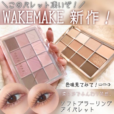 ソフトブラーリング アイパレット/WAKEMAKE/アイシャドウパレットを使ったクチコミ（1枚目）