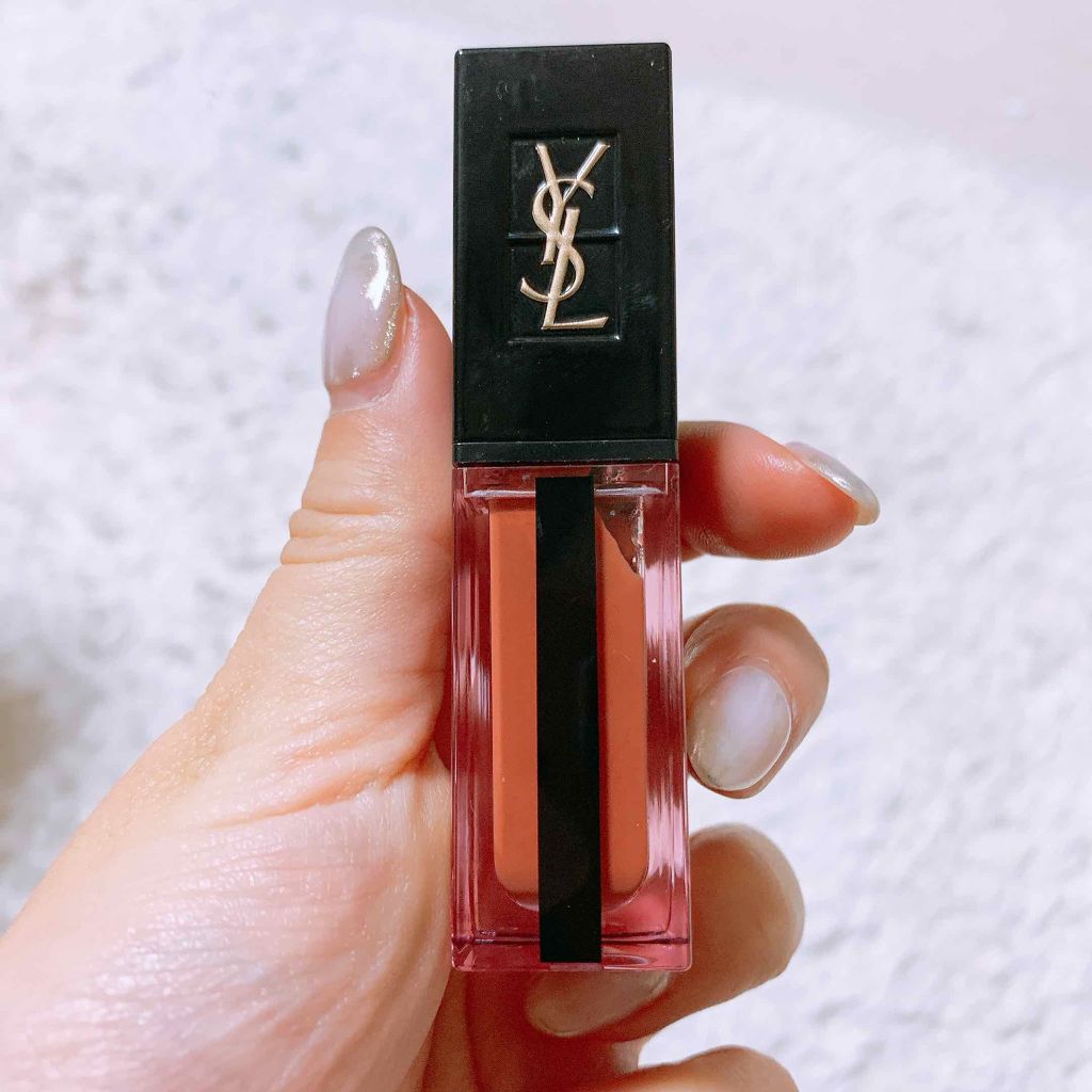 ルージュ ピュールクチュール ヴェルニ ウォーターステイン/YVES SAINT LAURENT BEAUTE/口紅を使ったクチコミ(1枚目)