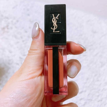 ルージュ ピュールクチュール ヴェルニ ウォーターステイン/YVES SAINT LAURENT BEAUTE/口紅を使ったクチコミ（1枚目）