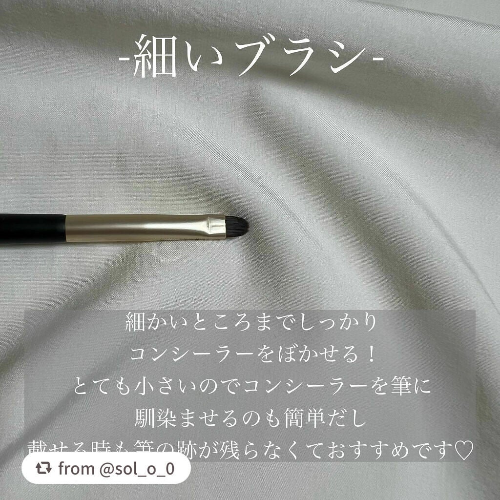 ダブルエンドコンシーラーブラシ/ロージーローザ/メイクブラシを使ったクチコミ(2枚目)