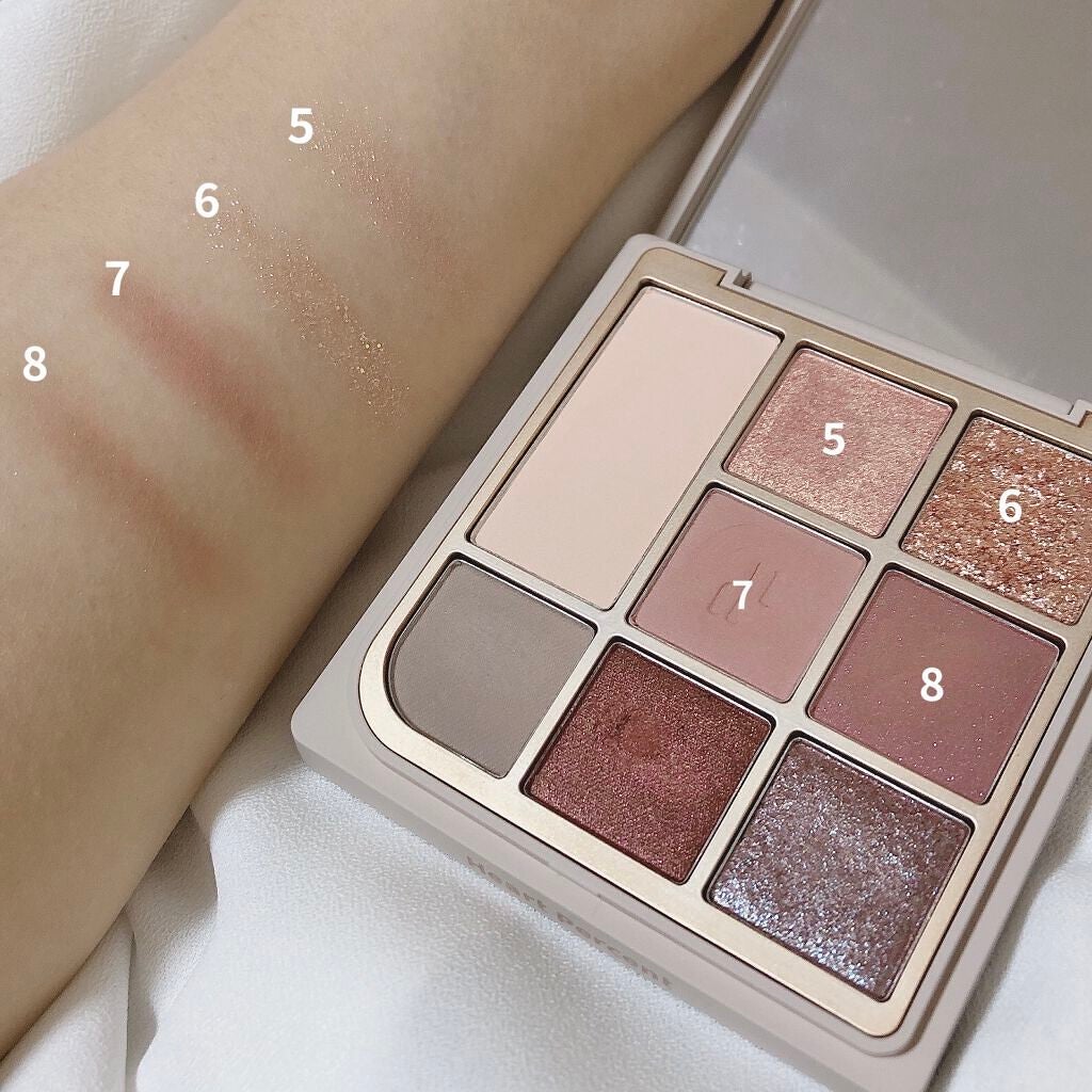 ドットオンムードアイパレット/Heart Percent/アイシャドウパレットを使ったクチコミ(6枚目)