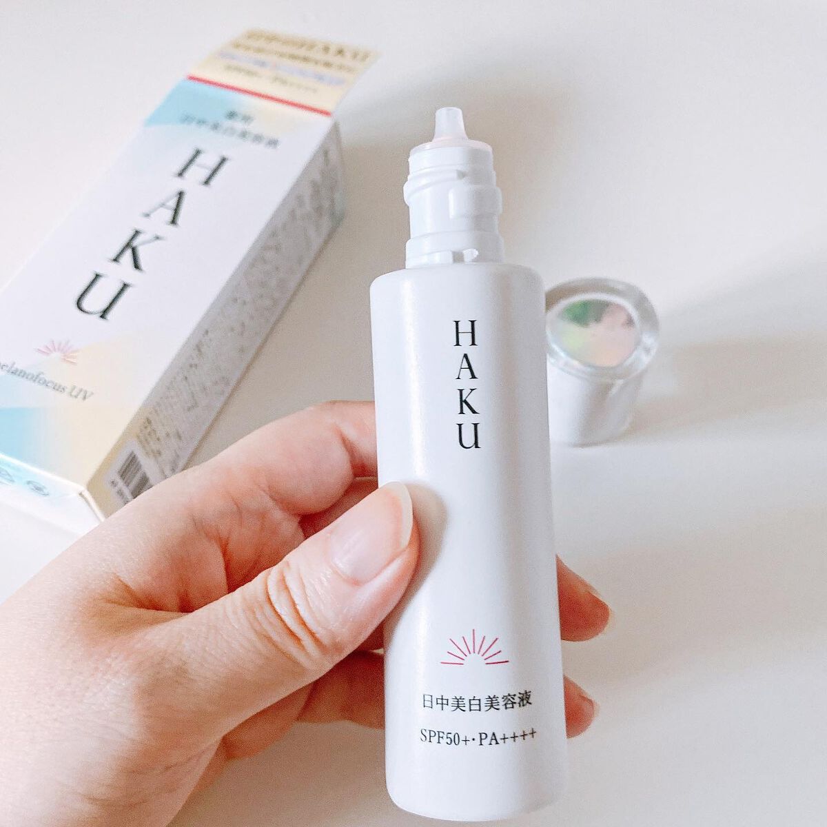 薬用　日中美白美容液/HAKU/美容液を使ったクチコミ（2枚目）