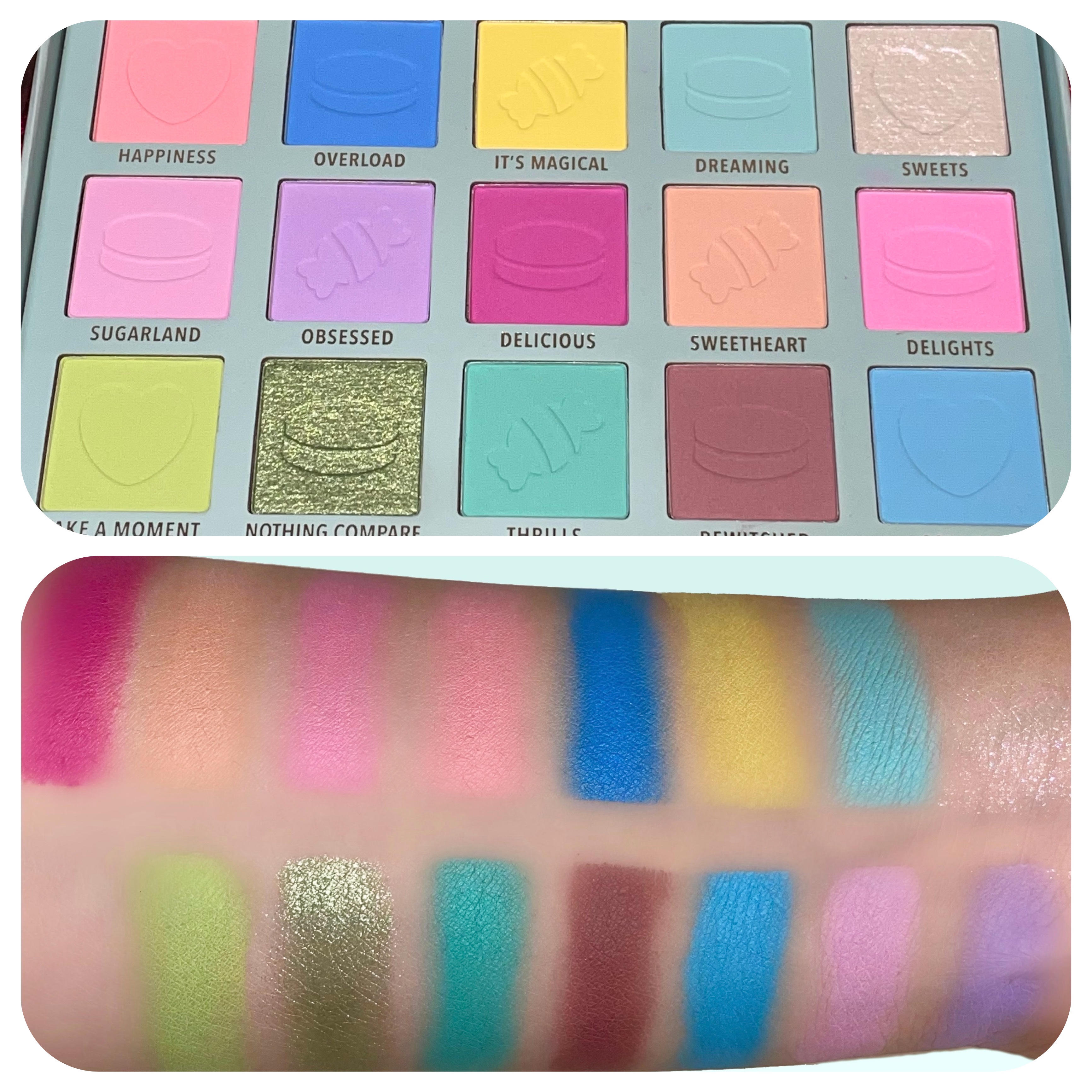 SWEET DELIGHTS PALETTE/MOIRA COSMETICS/パウダーアイシャドウを使ったクチコミ（2枚目）