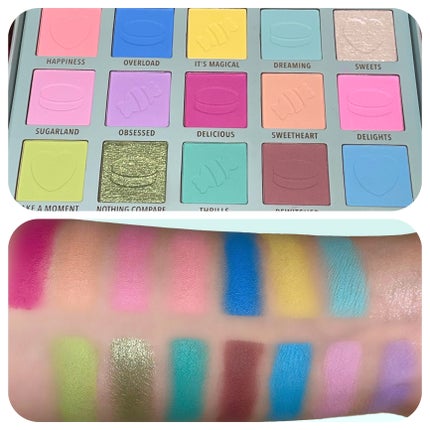 SWEET DELIGHTS PALETTE/MOIRA COSMETICS/パウダーアイシャドウを使ったクチコミ(2枚目)