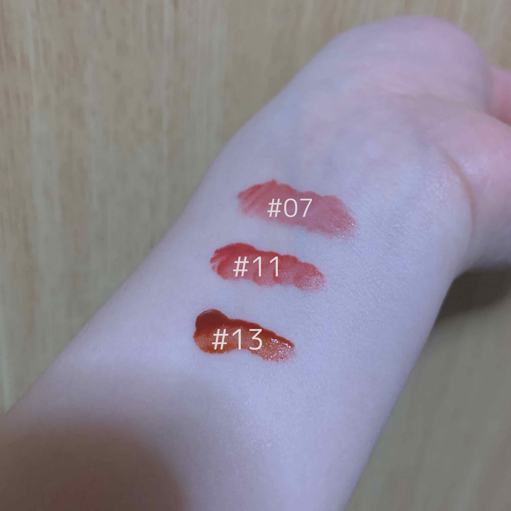 ジューシーラスティングティント/rom&nd/リップティントを使ったクチコミ（2枚目）