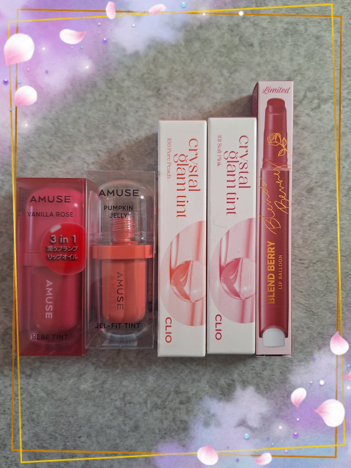 ジェルフィットティント/AMUSE/リップティントを使ったクチコミ(1枚目)