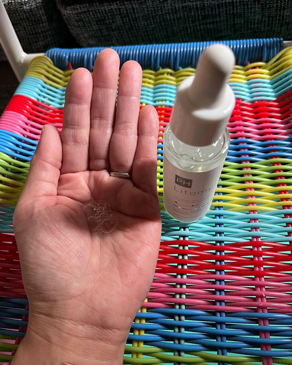 バランシング ブースターセラム　スムース/Litomy/美容液を使ったクチコミ（3枚目）