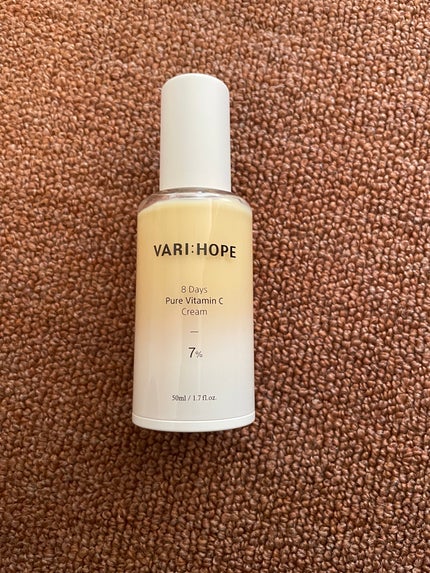 8デイズ ピュアビタミンCクリーム/VARI:HOPE/フェイスクリームを使ったクチコミ(1枚目)