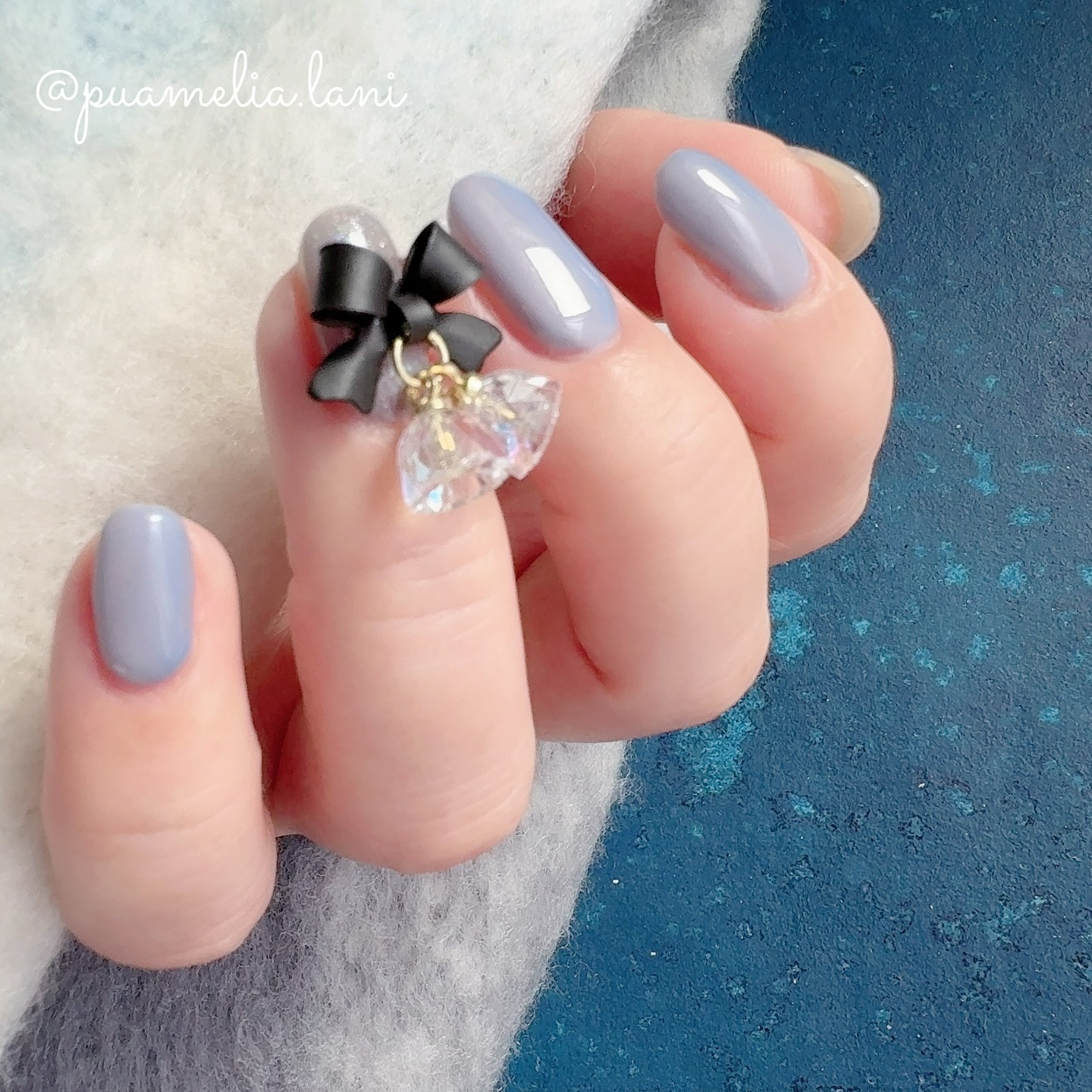 チャームスティックジェル #38 グレイッシュパープル/OMD/オールインワンネイルを使ったクチコミ（3枚目）