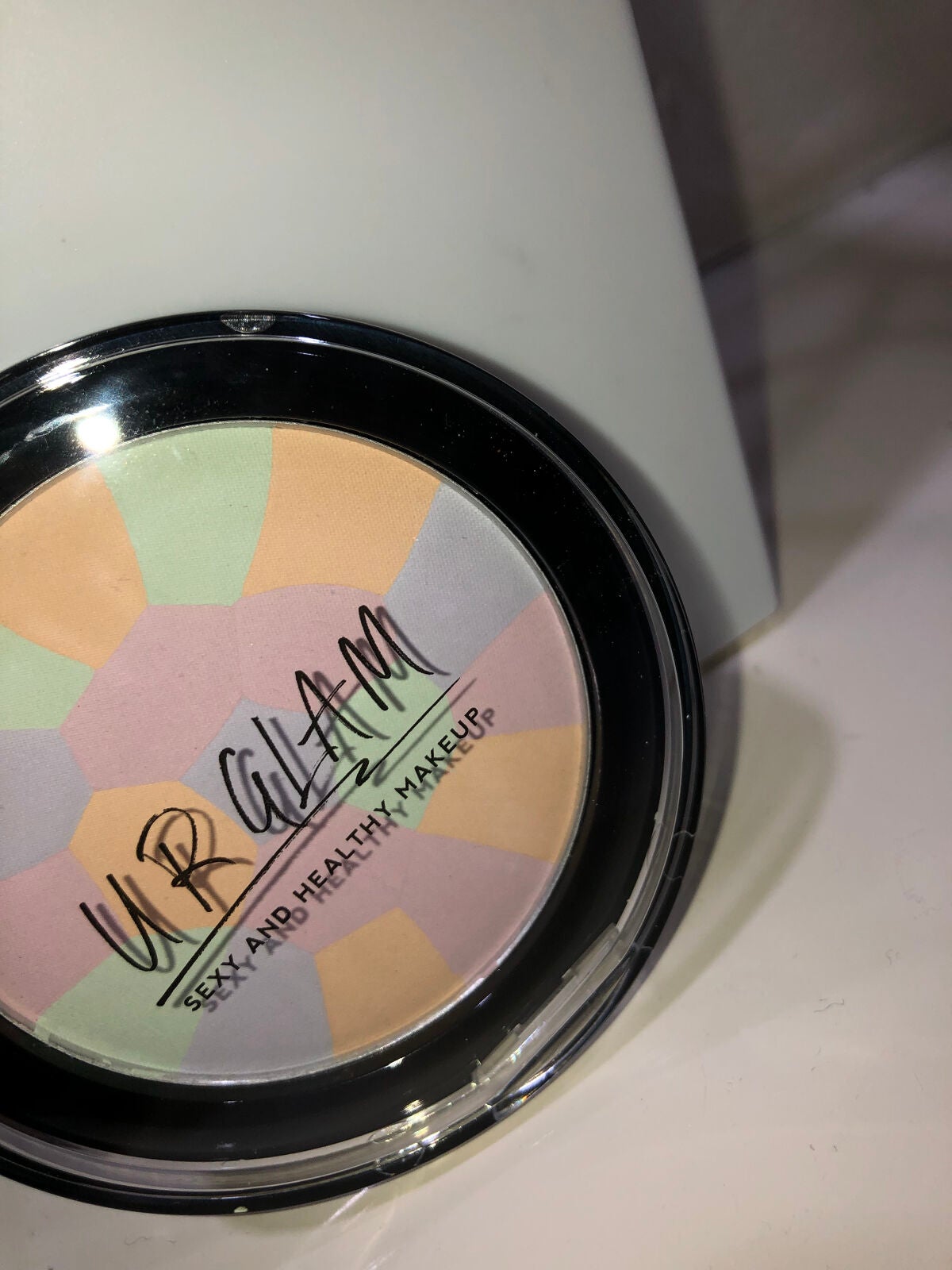 UR GLAM MARBLE FACE POWDER/U R GLAM/プレストパウダーを使ったクチコミ(1枚目)