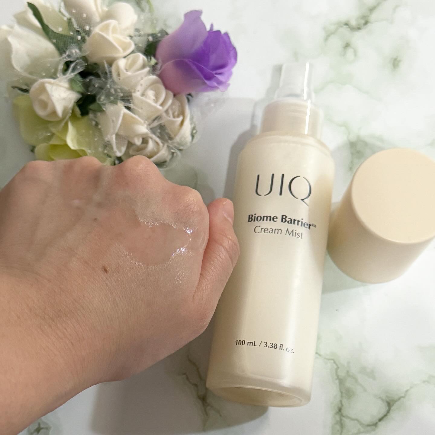 バイオームバリア クリームミスト/UIQ/ミスト状化粧水を使ったクチコミ（2枚目）