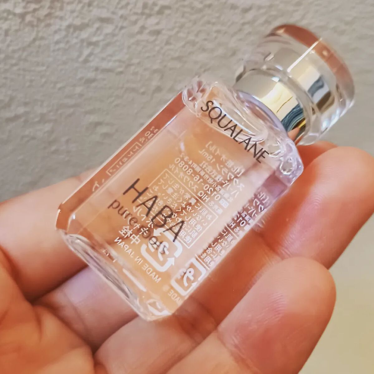 高品位「スクワラン」/HABA/フェイスオイルを使ったクチコミ(2枚目)