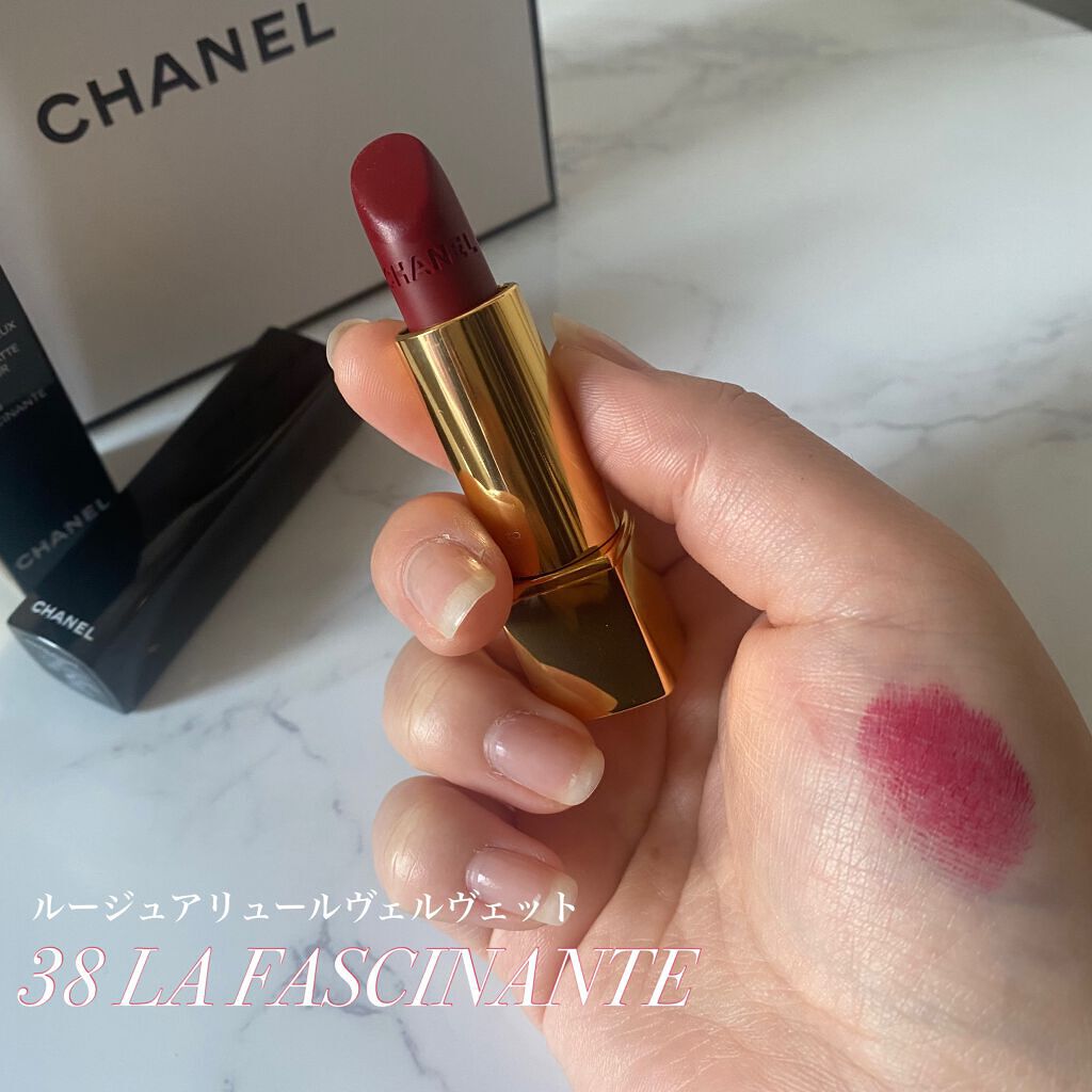ルージュ アリュール ヴェルヴェット/CHANEL/口紅を使ったクチコミ(1枚目)