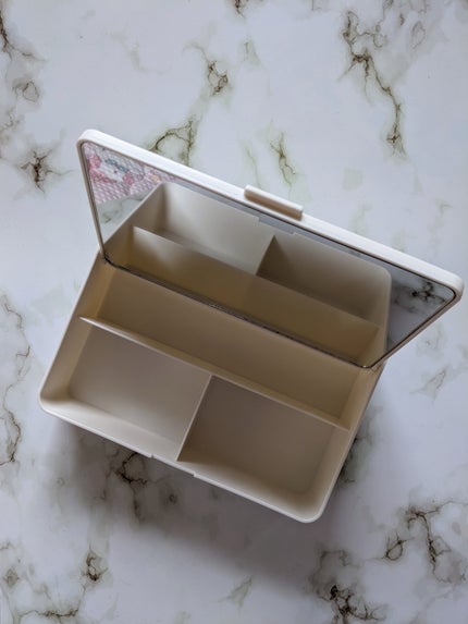 収納BOX付きミラー/セリア/その他を使ったクチコミ(3枚目)