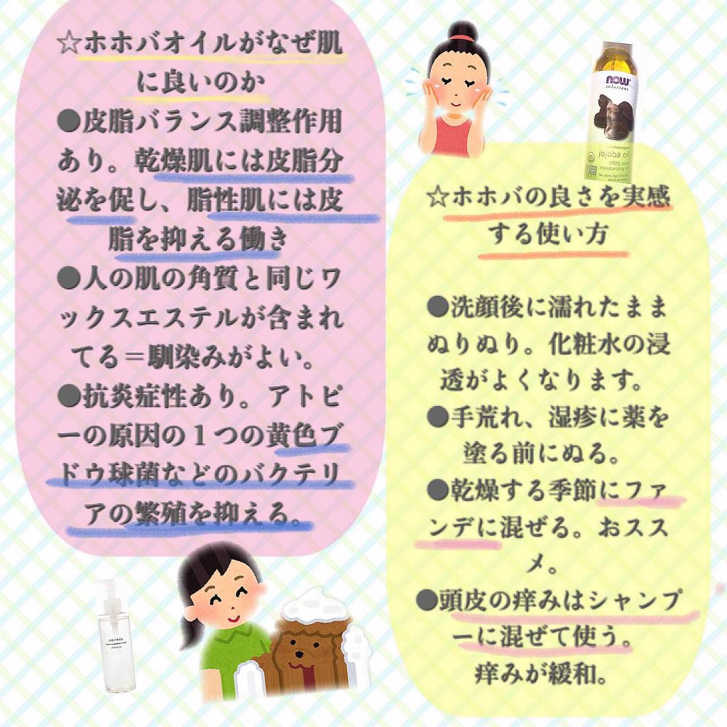 ホホバオイル/無印良品/ボディオイルを使ったクチコミ（3枚目）