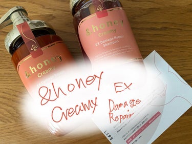 Creamy EXダメージリペアシャンプー1.0/ヘアトリートメント2.0/&honey/シャンプー・コンディショナーを使ったクチコミ（1枚目）