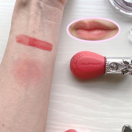 ジルスチュアート ブルームドロップ リップ&チーク シフォン 01 kiss bloom/JILL STUART/リキッドチークを使ったクチコミ(3枚目)