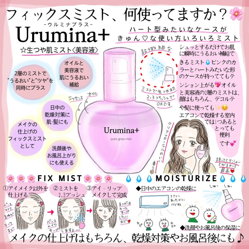 生つや肌ミスト/ウルミナプラス/美容液を使ったクチコミ(1枚目)