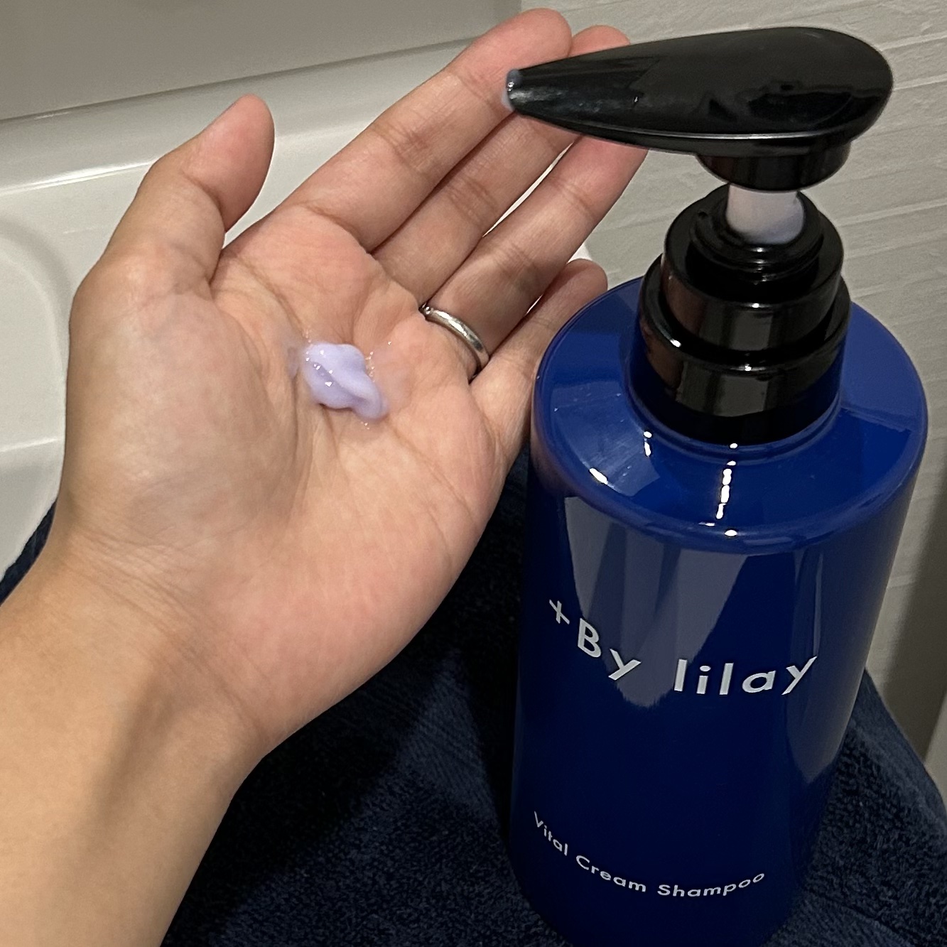 ＋By lilay バイタルクリームシャンプー/LILAY/市販シャンプーを使ったクチコミ（2枚目）