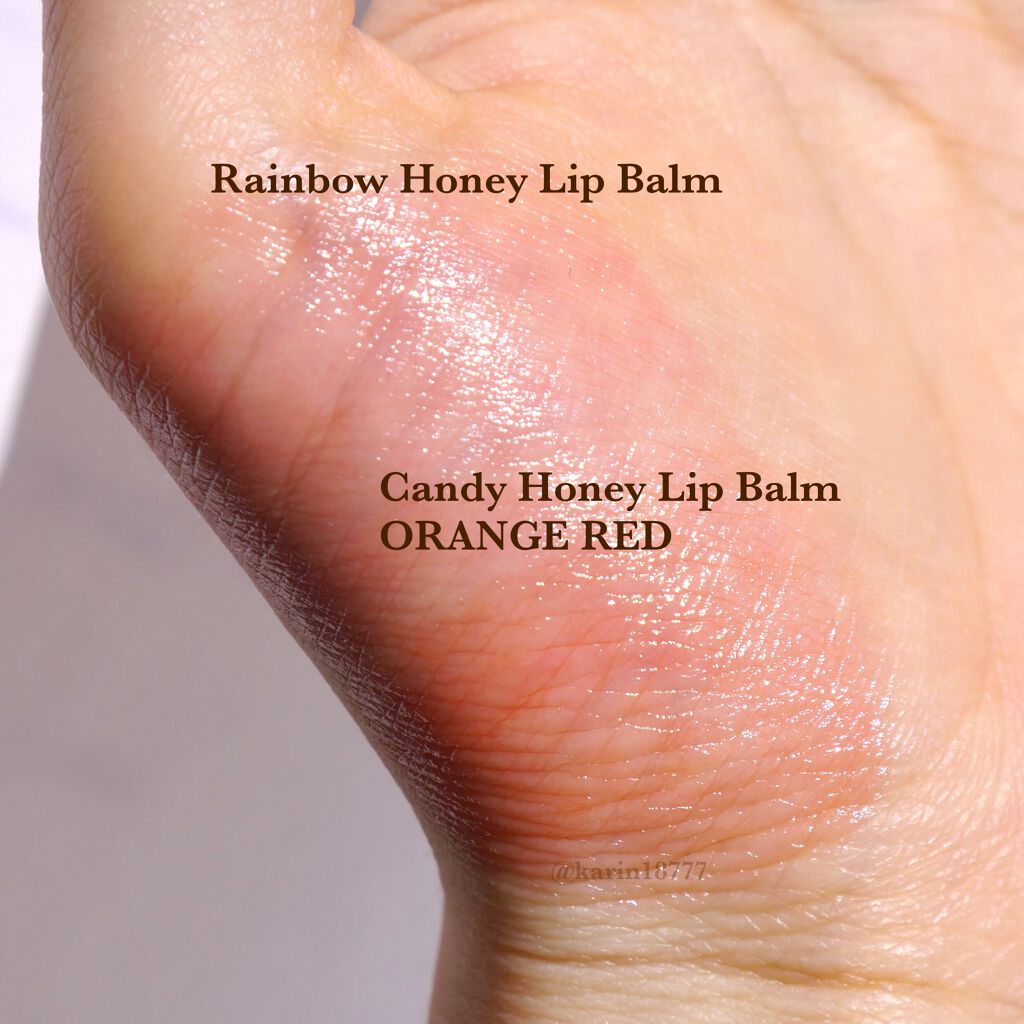 YNM  レインボーハニーリップバーム/YNM/リップバームを使ったクチコミ（2枚目）