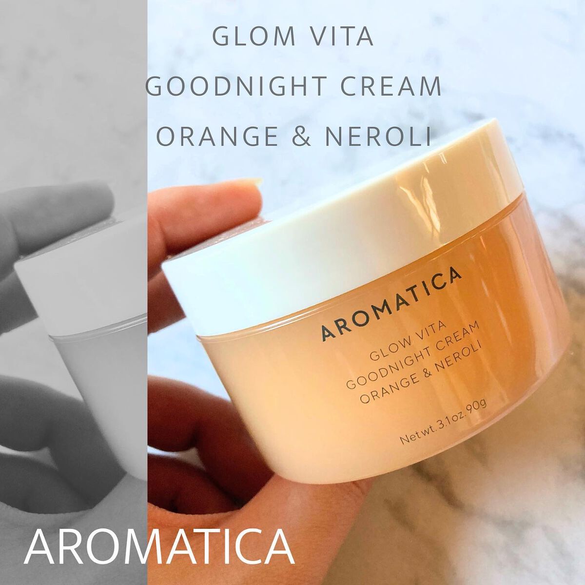 グロービタグットナイトクリーム/AROMATICA/フェイスクリームを使ったクチコミ(1枚目)