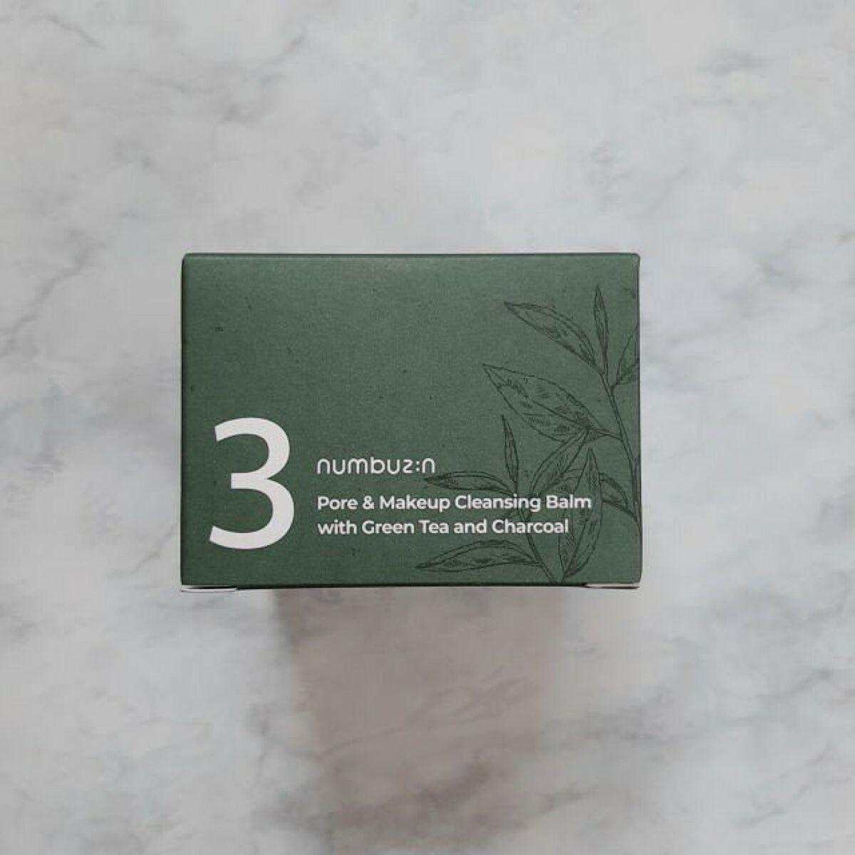 3番 緑茶炭毛穴パッククレンジングバーム/numbuzin/クレンジングバームを使ったクチコミ(6枚目)