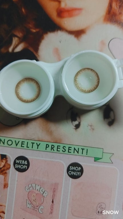 デコラティブアイズ UVモイスト/Decorative Eyes/カラーコンタクトレンズを使ったクチコミ(3枚目)