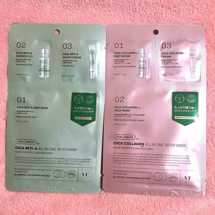 シカコラーゲンオールインワン3ステップマスク/VT/シートマスク・パックを使ったクチコミ(1枚目)