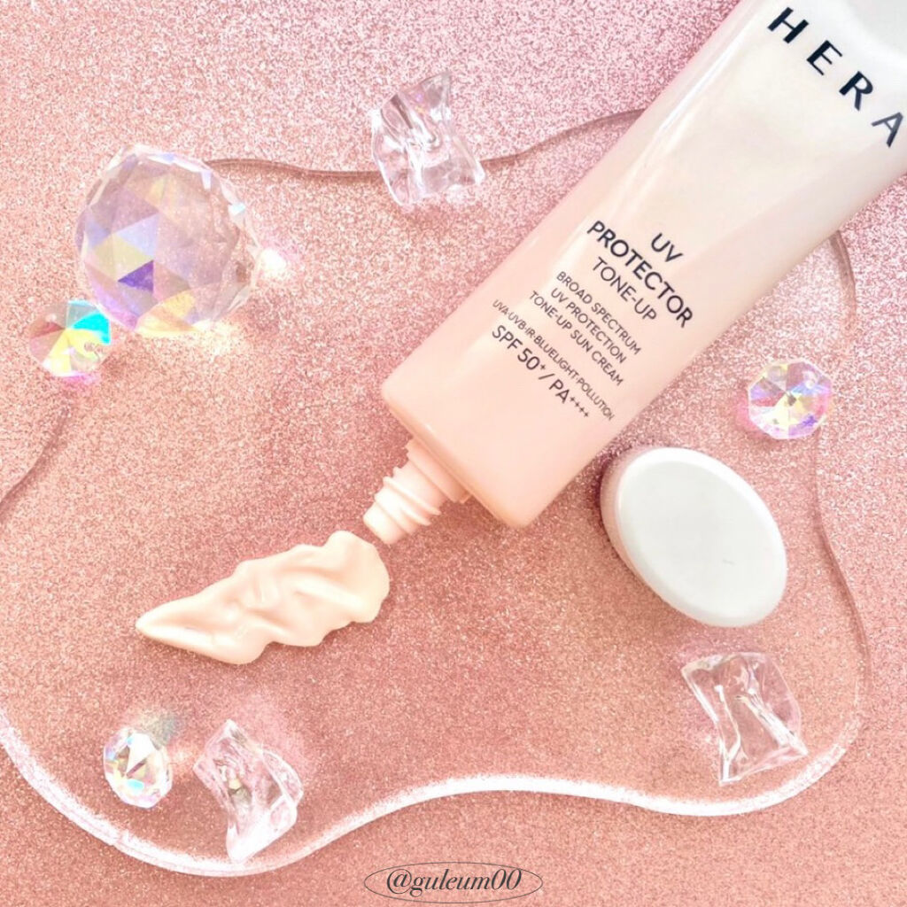 UVプロテクター トーンアップ/HERA/日焼け止めクリームを使ったクチコミ（1枚目）