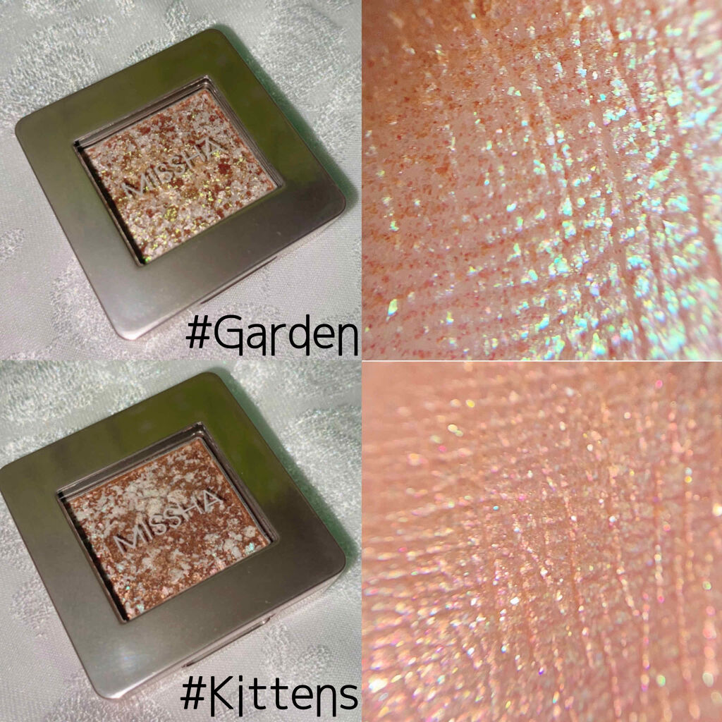 グリッタープリズム シャドウ/MISSHA/グリッターを使ったクチコミ（3枚目）
