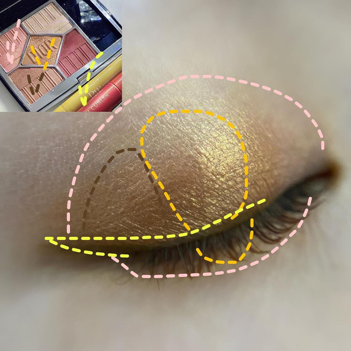 クイックラッシュカーラー/キャンメイク/マスカラ下地を使ったクチコミ（3枚目）