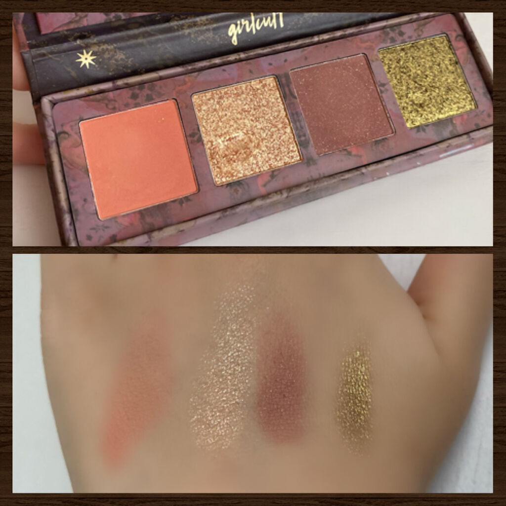 山海シリーズ 4色アイシャドウパレット/GirlCult/アイシャドウパレットを使ったクチコミ（2枚目）