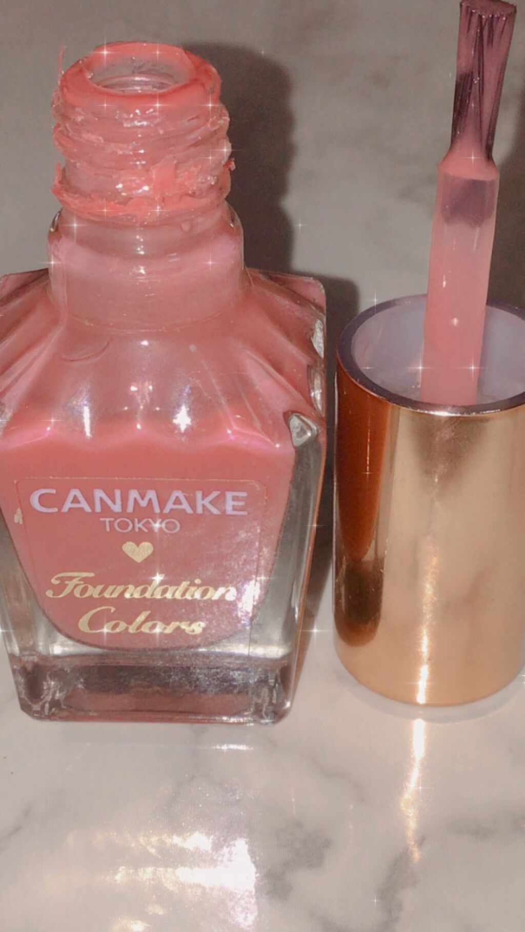 ファンデーションカラーズ/キャンメイク/マニキュアを使ったクチコミ(4枚目)