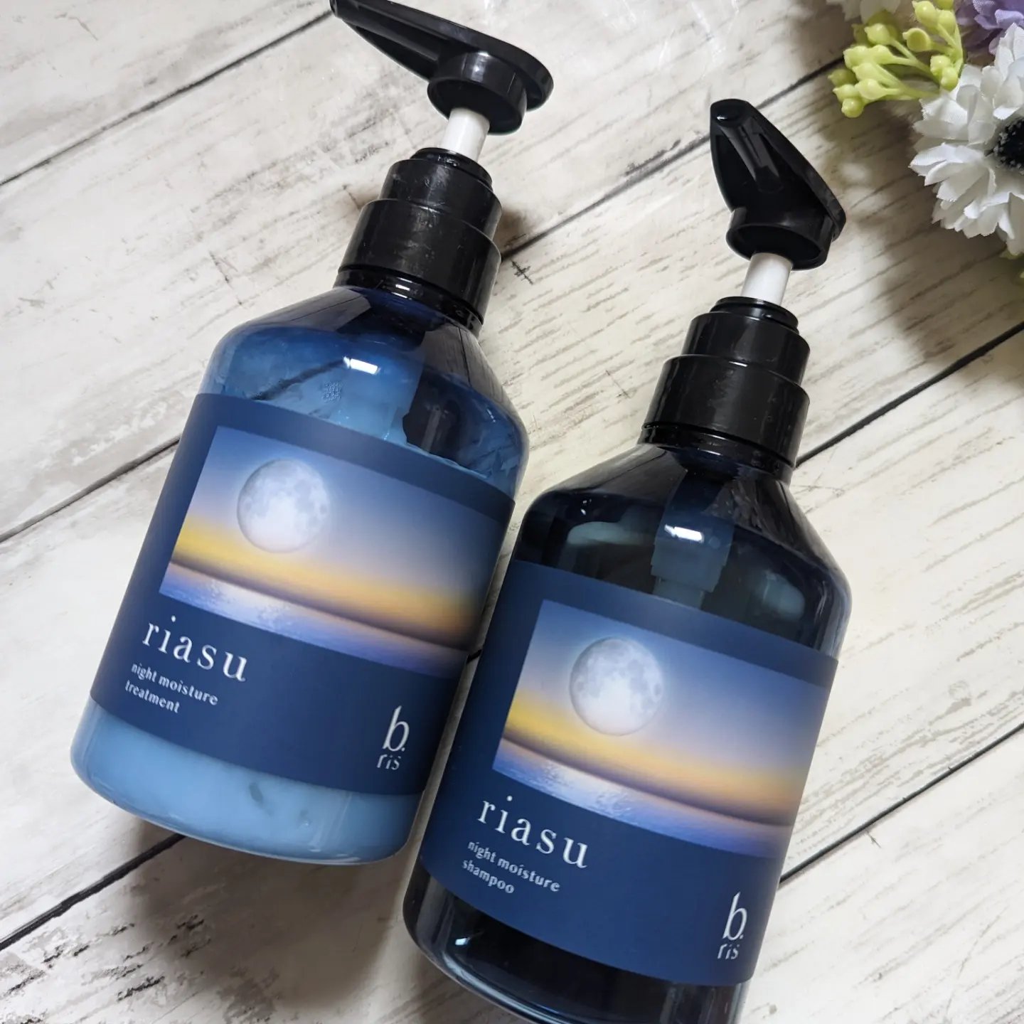 リアス ナイト モイスチャー シャンプー/トリートメント シトラスハーブの⾹り トリートメント 380g/riasu/市販シャンプーを使ったクチコミ（1枚目）