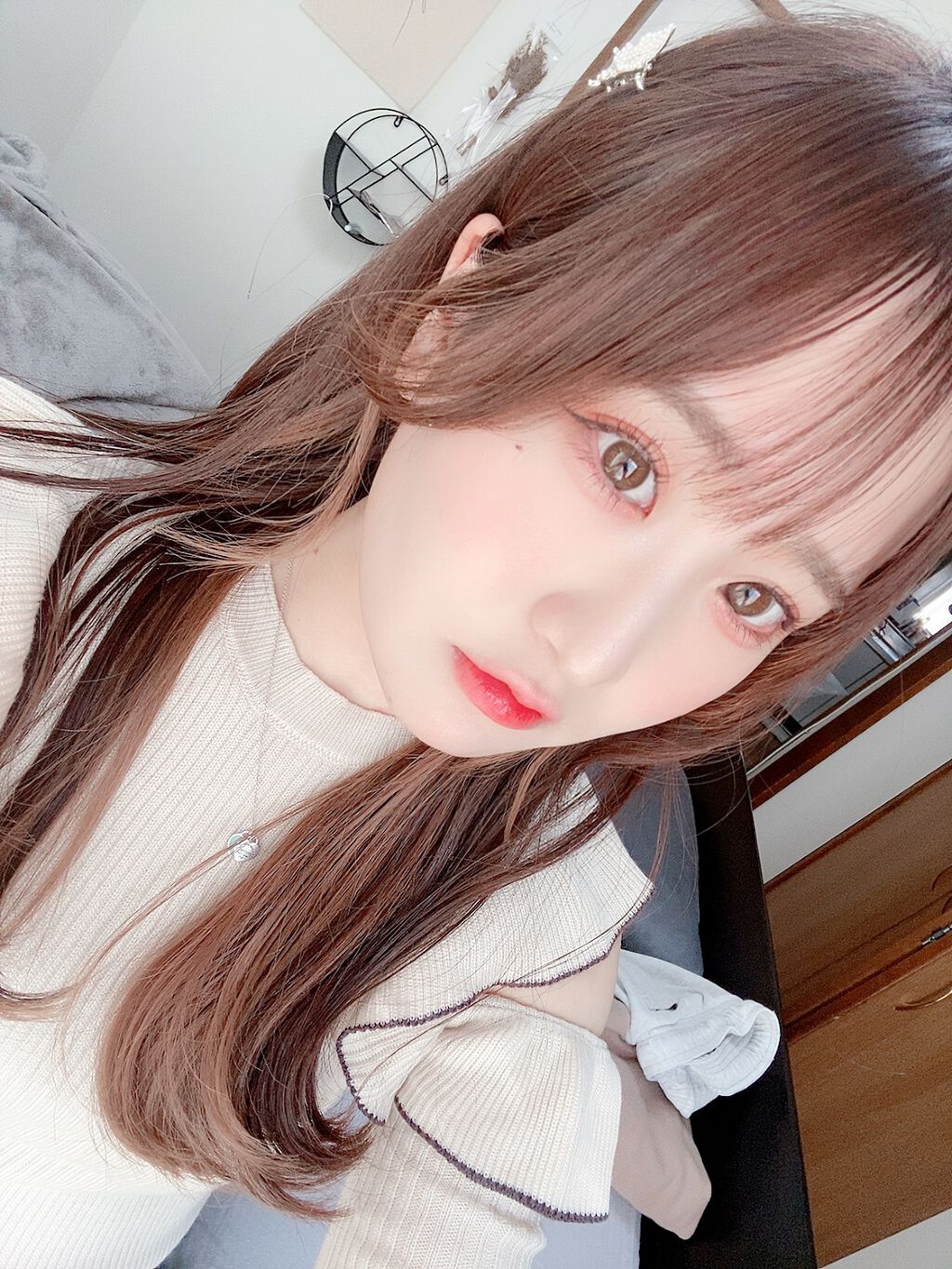 NAWAKIS MOISTY AURA TINT 01 WOOA ROSE/NAWAKIS/口紅を使ったクチコミ（2枚目）