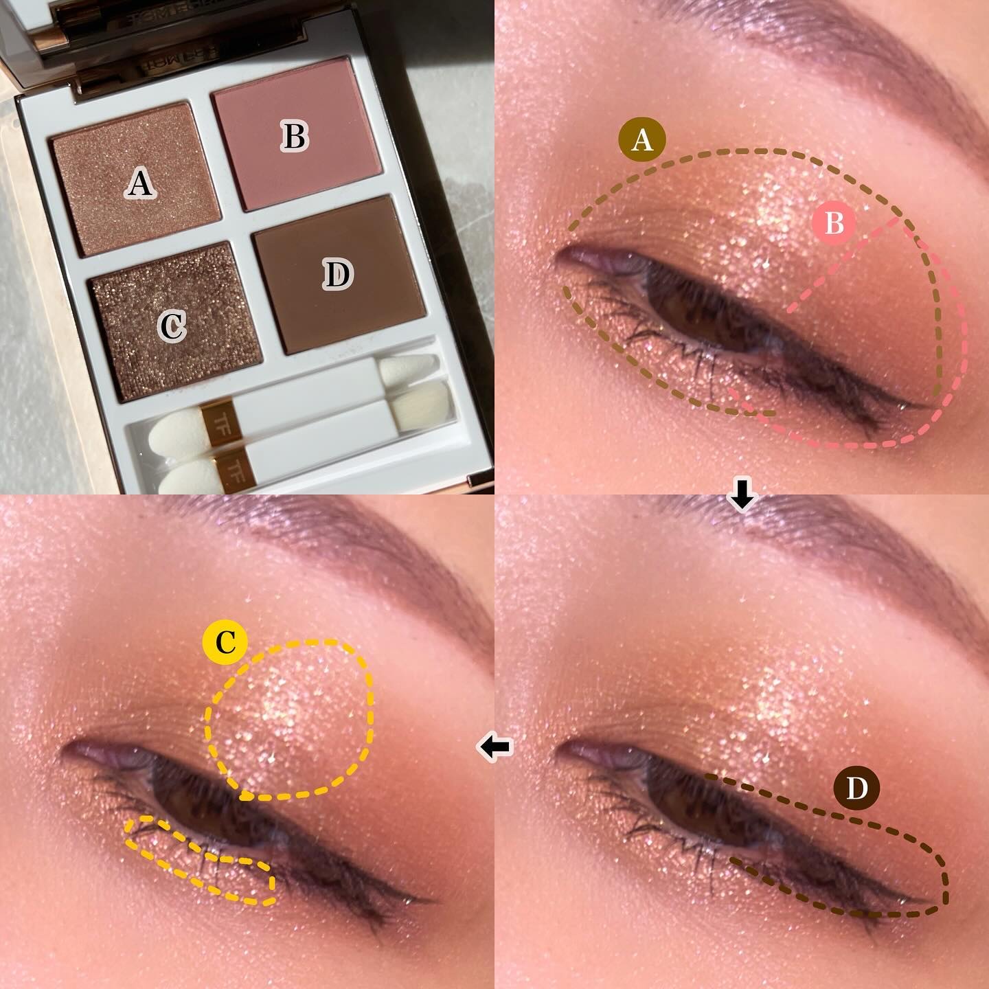 アイ カラー クォード/TOM FORD BEAUTY/アイシャドウパレットを使ったクチコミ（3枚目）