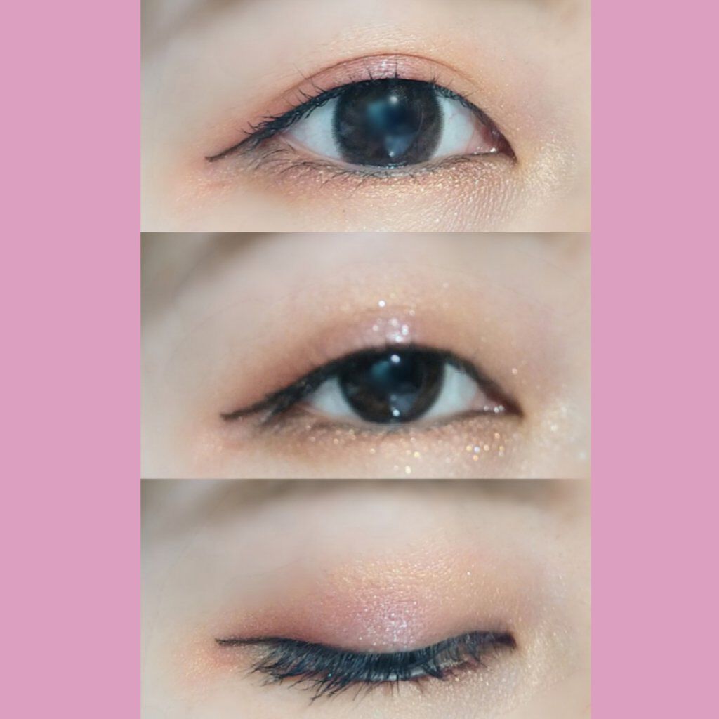 HEXZEスターライトファントム１２アイシャドウ０１/HEXZE（ヘックスゼ）/アイシャドウパレットを使ったクチコミ（2枚目）