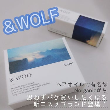 スリーサムデザイニングアイカラー/& WOLF/パウダーアイシャドウを使ったクチコミ（1枚目）